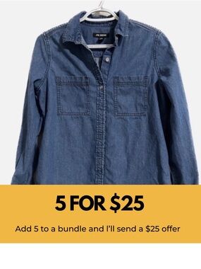 Joe Fresh denim shirt.